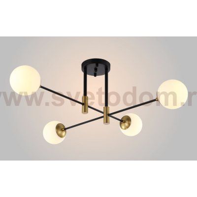 Светильник потолочный Crystal Lux FIDEL PL4 BLACK (0630/104)