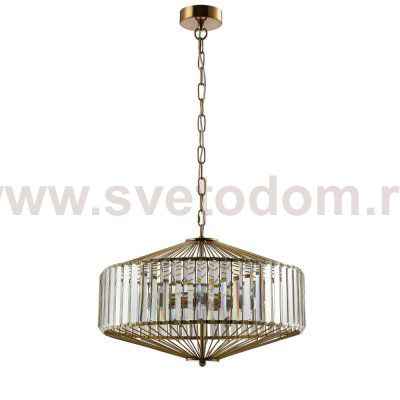 Люстра Crystal Lux FIESTA SP5 BRASS/TRANSPARENTE (1751/305)