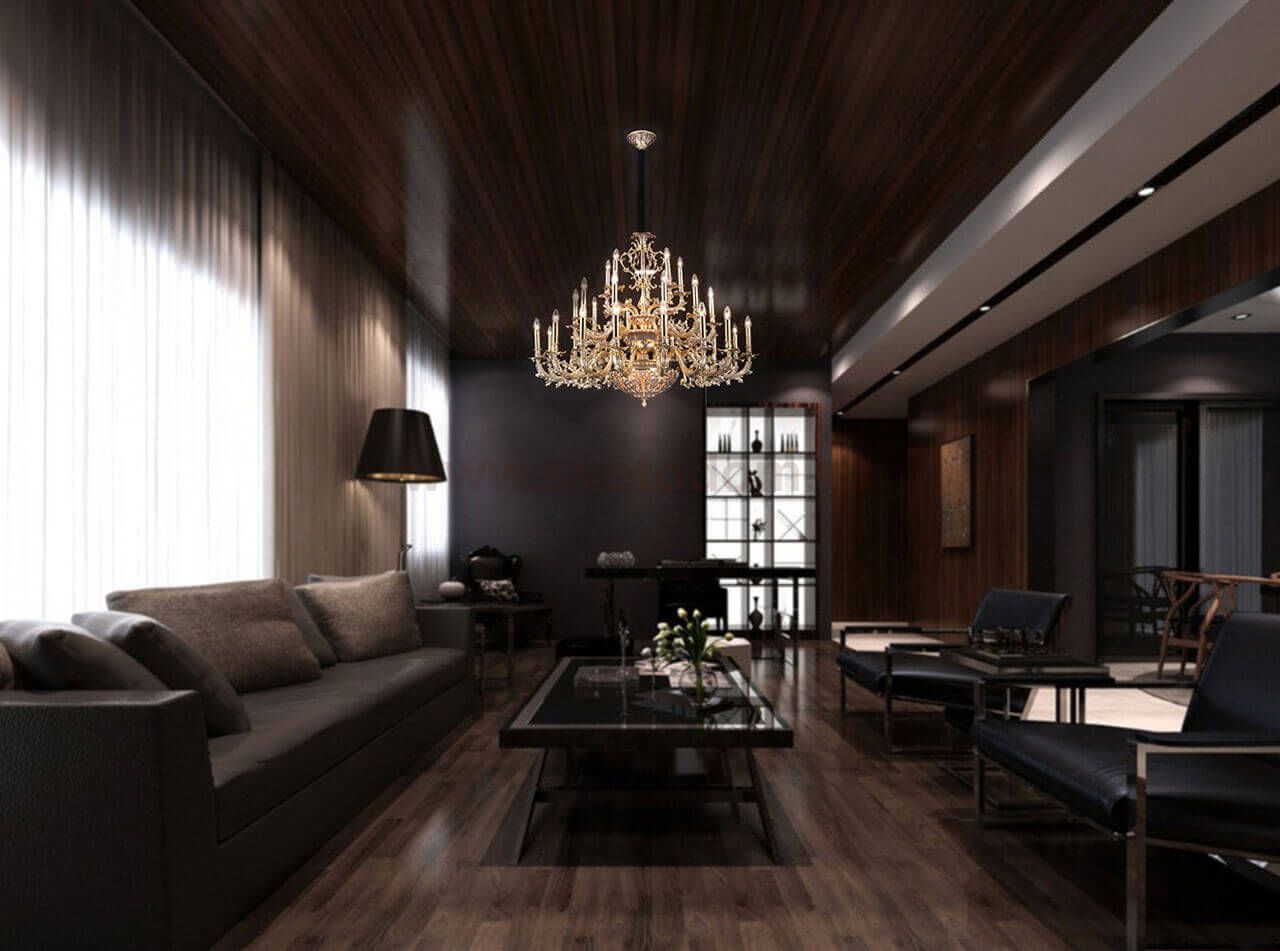 Люстра подвесная Lucia Tucci FIRENZE 1780.30.3 antique gold 