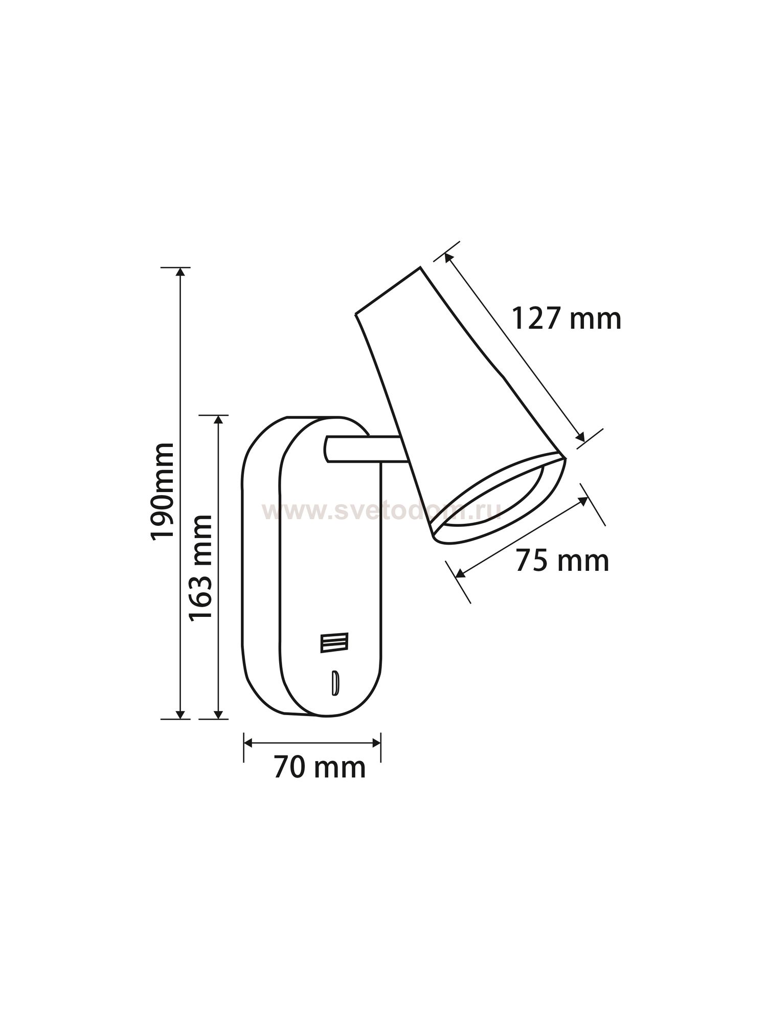 Настенный светильник (бра) Freya FR10002WL-L6W PointTwo