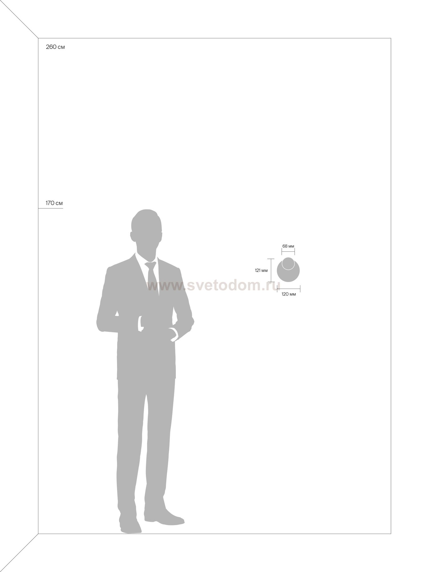 Спот Freya FR10006CW-L6B PointFive