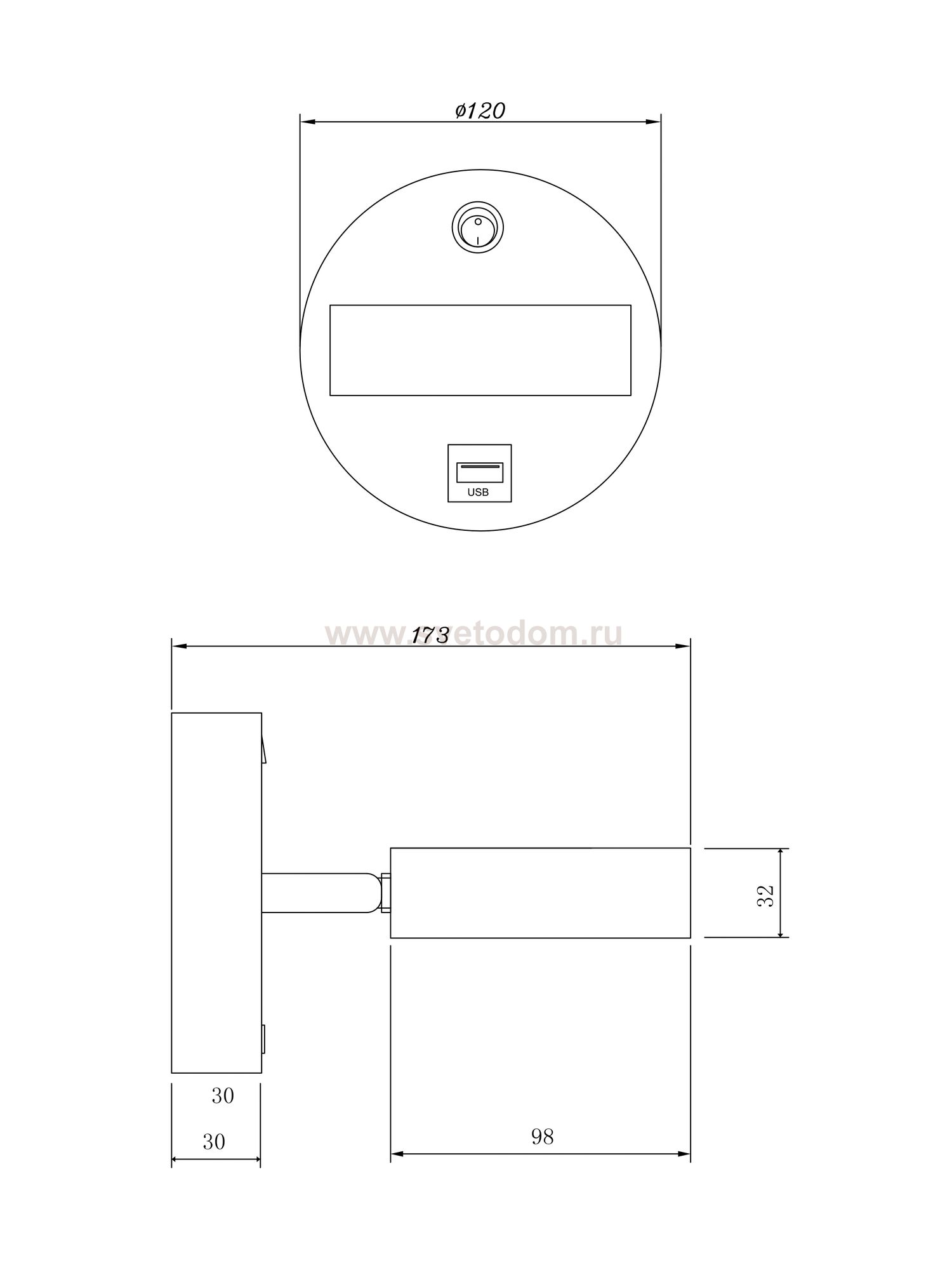 Спот Freya FR10010CW-L6W Bit