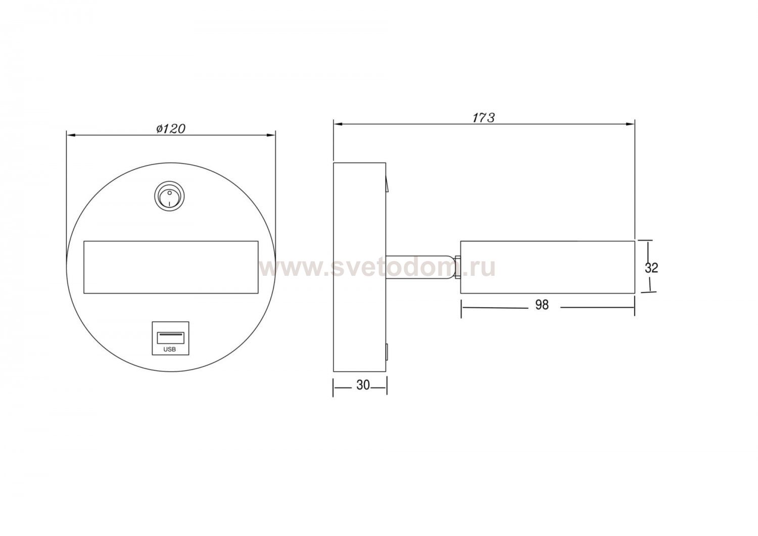 Спот Freya FR10010CW-L6W Bit