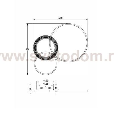 Потолочный светильник Freya FR10014CL-L63G Crate