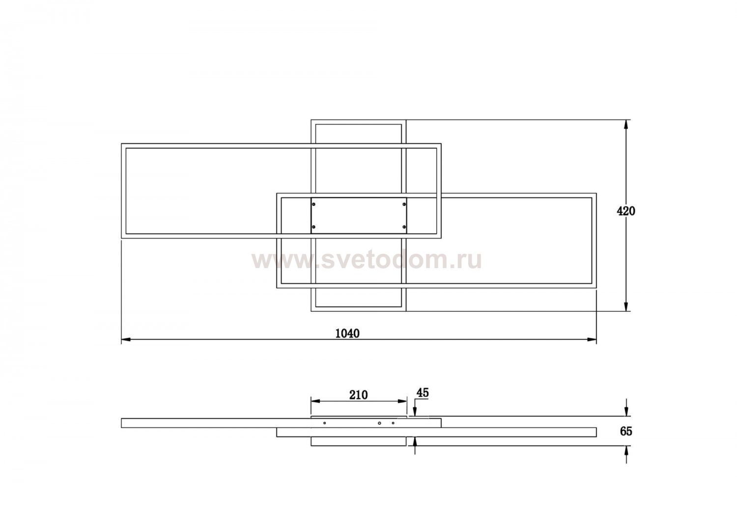 Потолочный светильник Freya FR10021CL-L66W Majari
