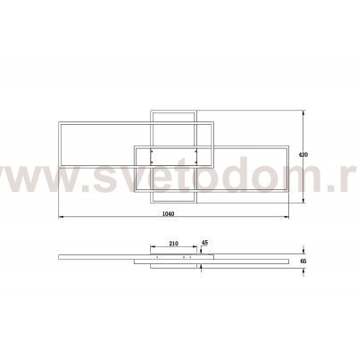 Потолочный светильник Freya FR10021CL-L66W Majari