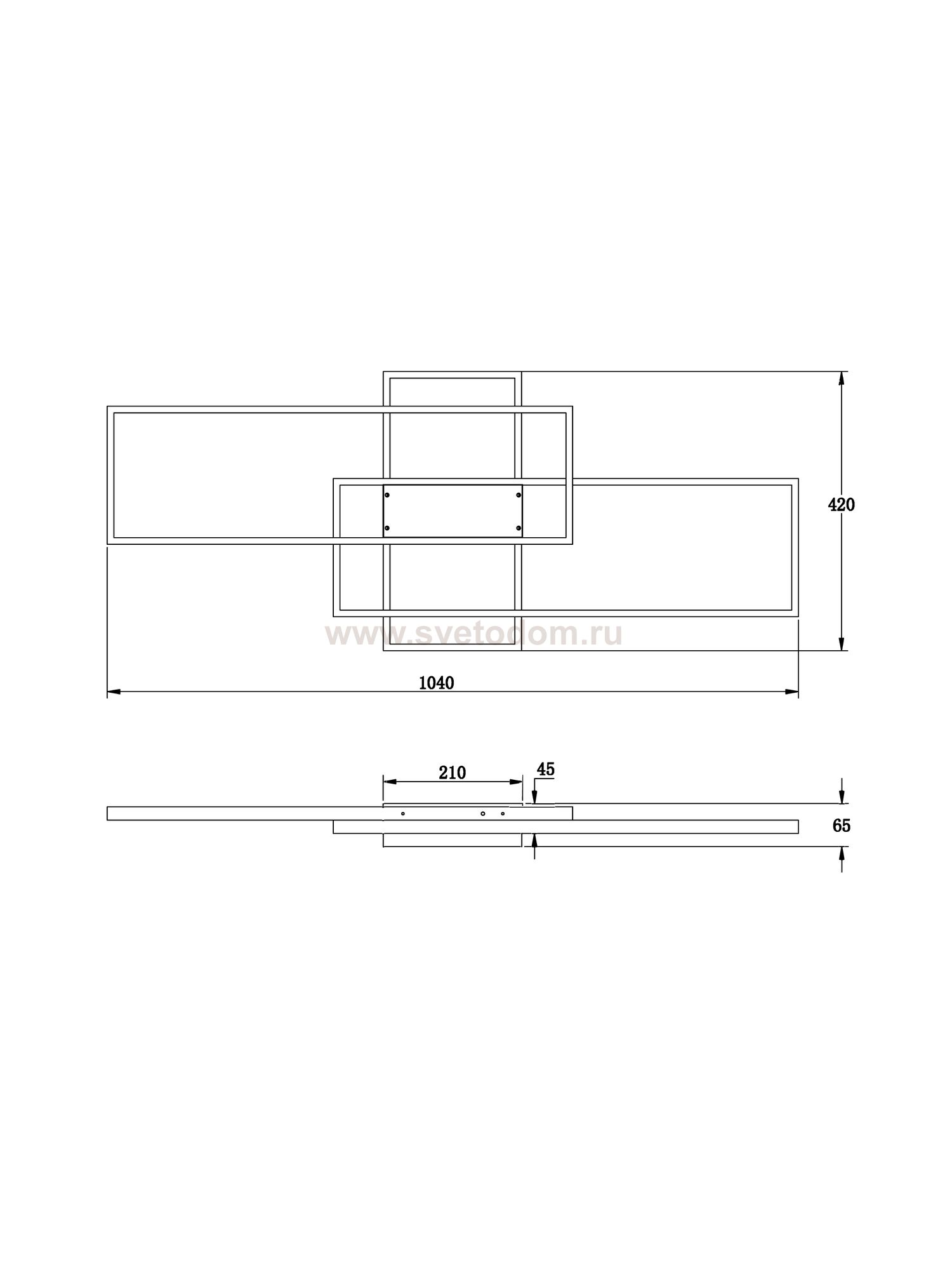 Потолочный светильник Freya FR10021CL-L66W Majari