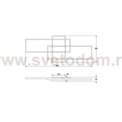 Потолочный светильник Freya FR10021CL-L66W Majari