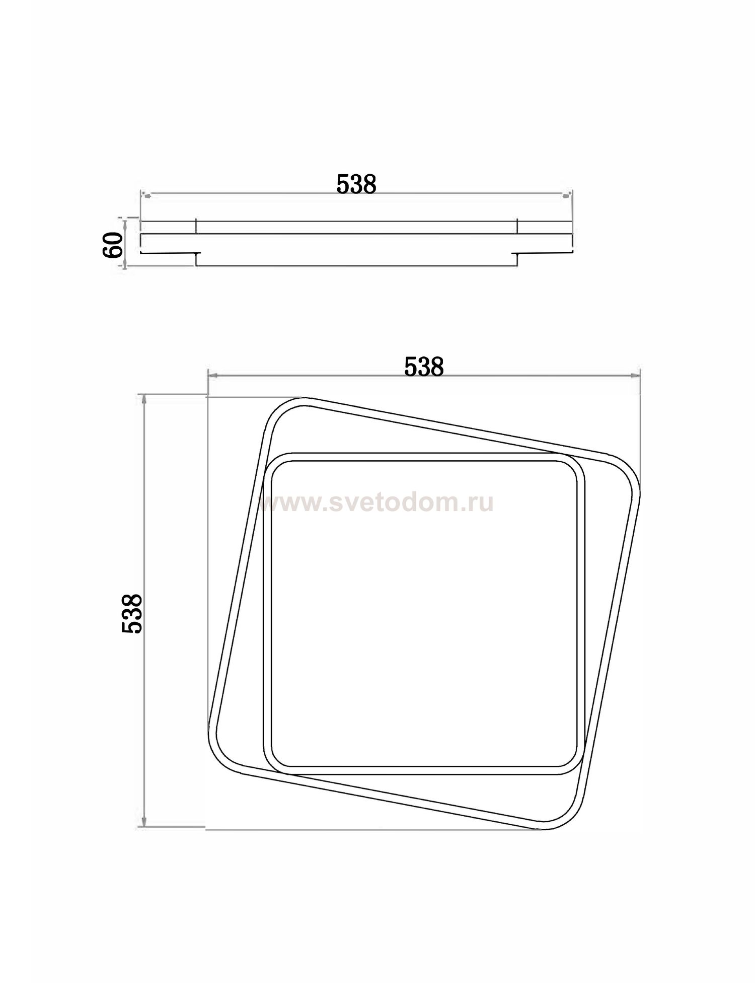 Потолочный светильник Freya FR10026CL-L93G Yaku