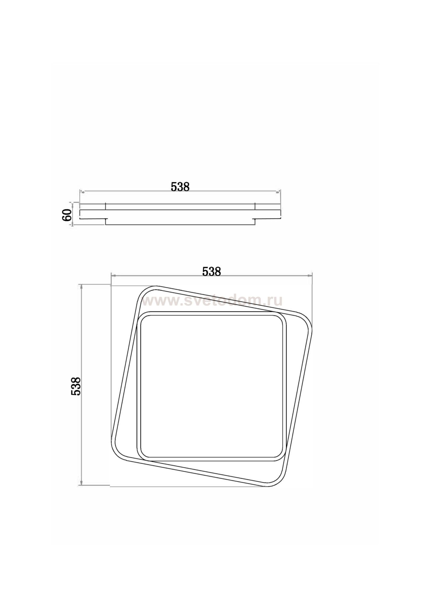 Потолочный светильник Freya FR10026CL-L93G Yaku