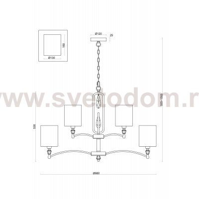 Подвесной светильник Freya FR1007PL-12N Riverside