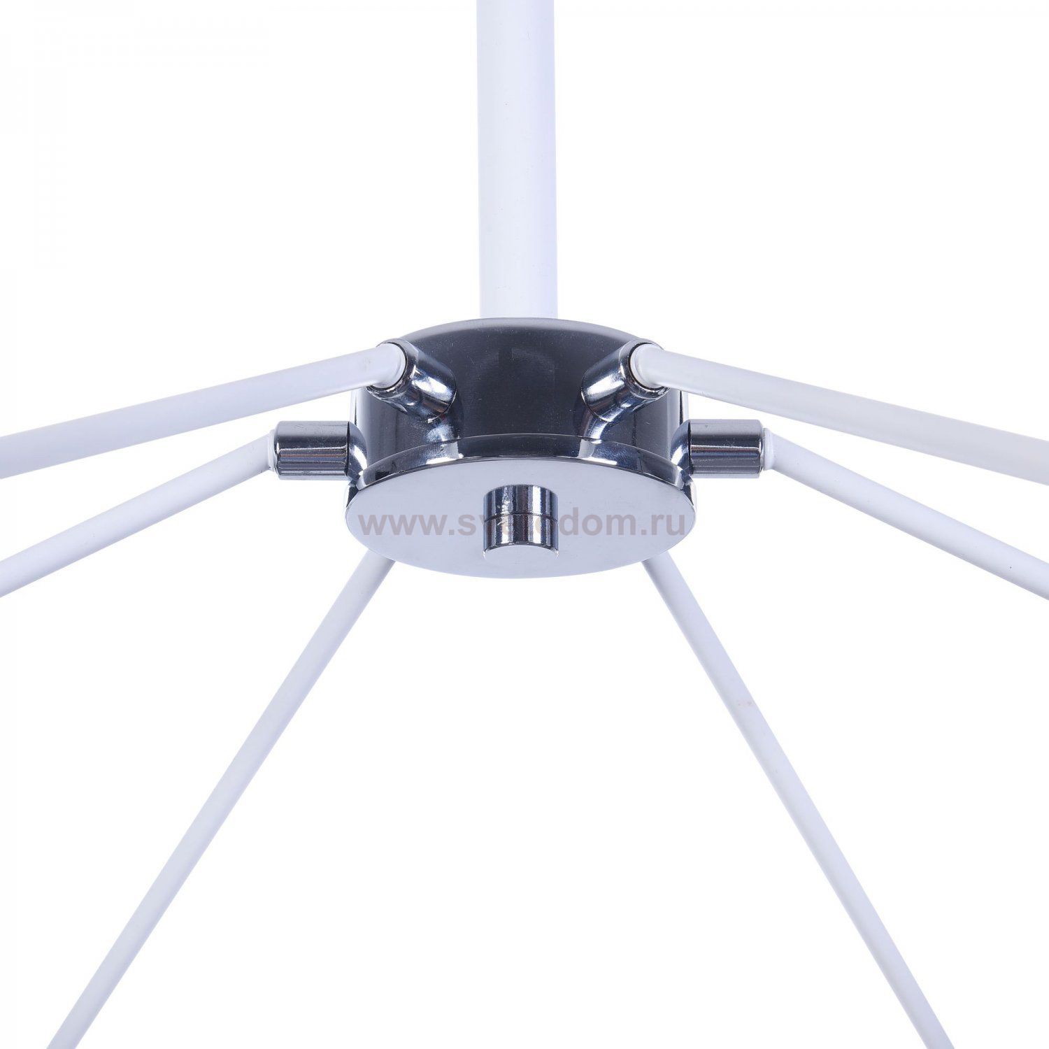 Люстра металлическая белая Freya FR5038-CL-06-W Abigail