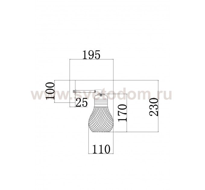 Светильник Freya FR5069WL-01B 