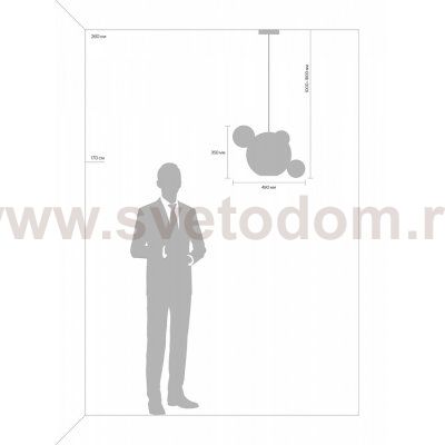 Подвесной светильник Freya FR5128PL-L10BS Amoris