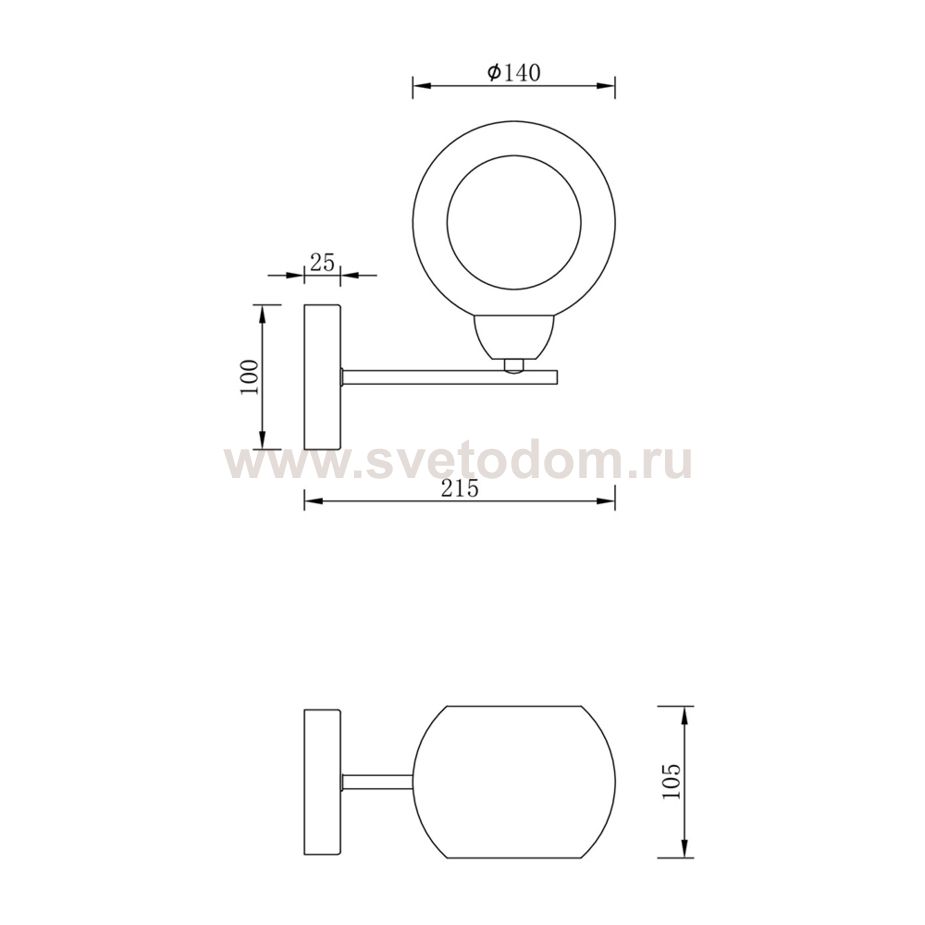 Светильник Freya FR5155WL-01B 