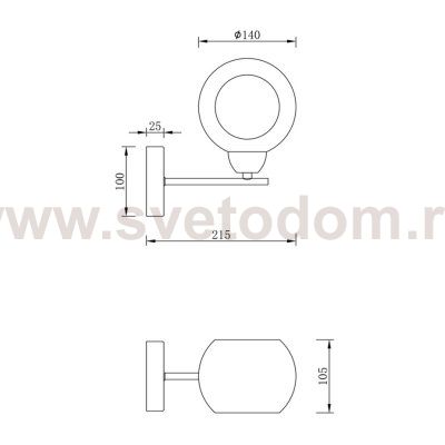 Светильник Freya FR5155WL-01B 