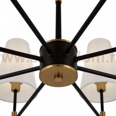 Люстра на штанге Freya FR5196PL-08BBS