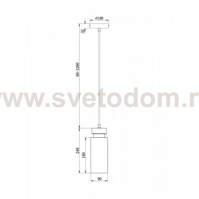 Подвесной светильник Freya FR8011PL-01GB Come