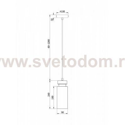 Подвесной светильник Freya FR8011PL-01GB Come