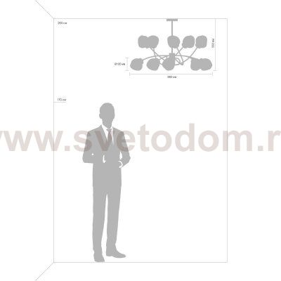 Светильник Freya FR8017PL-10MG 