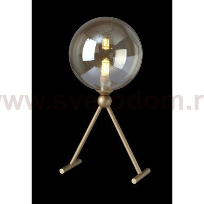 Настольная лампа Crystal Lux FRANCISCA LG1 GOLD/COGNAC (0660/501)