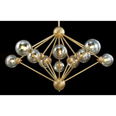 Люстра Crystal Lux FRANCISCA SP10 GOLD/COGNAC (0660/310)