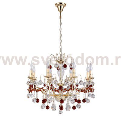 Люстра Crystal Lux FRUTA SP8 GOLD (0680/308)