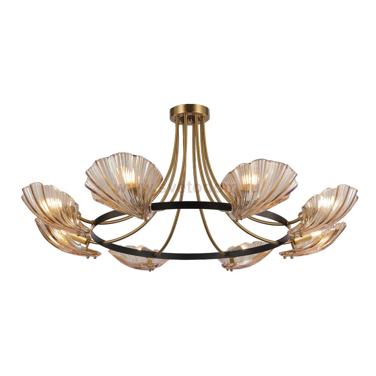 Потолочная люстра G11058/8COP+BK AMB Gerhort