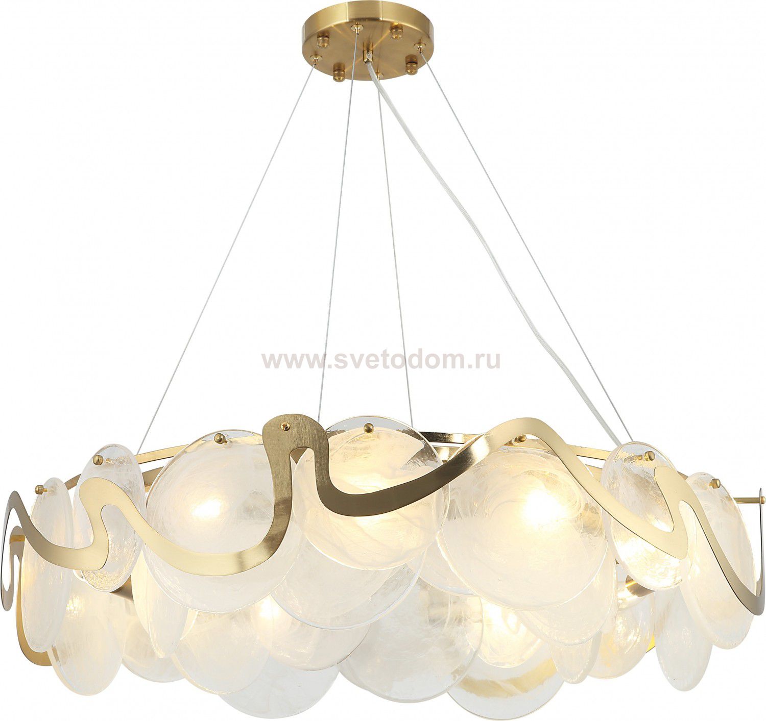 Люстра хрустальная G21074/12GD+WT Gerhort