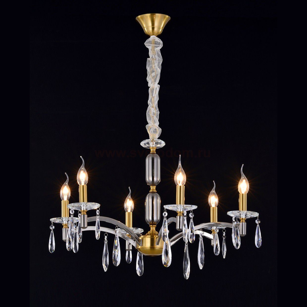 Потолочная люстра G21148/6ASL+BRS+CL Gerhort