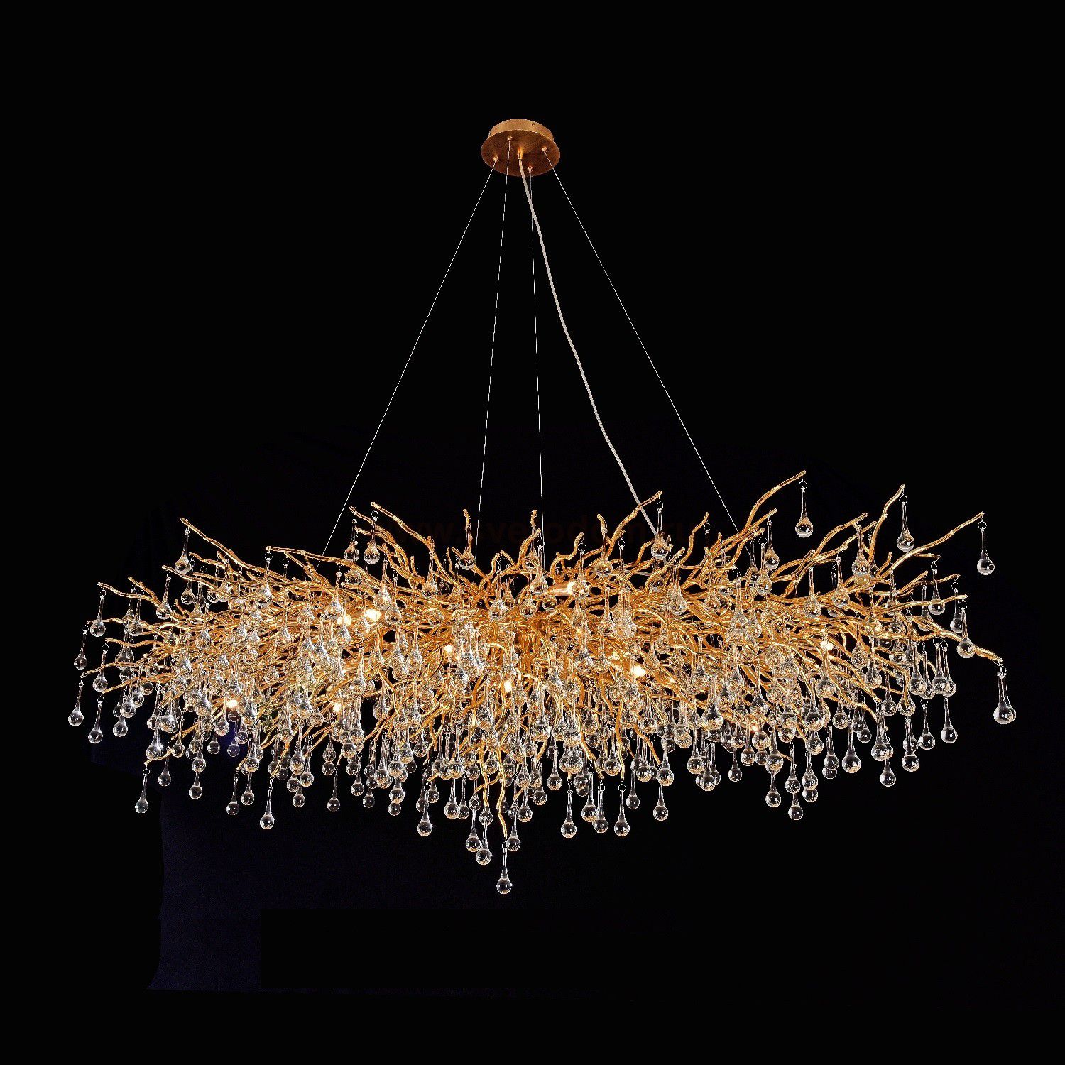 Люстра хрустальная G31325/15L GD+CL Gerhort