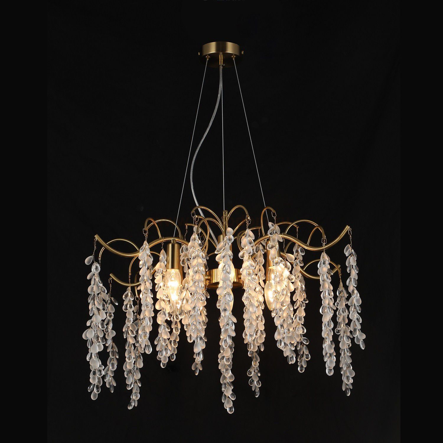 Люстра хрустальная G31326/6BRS+WT+CL Gerhort