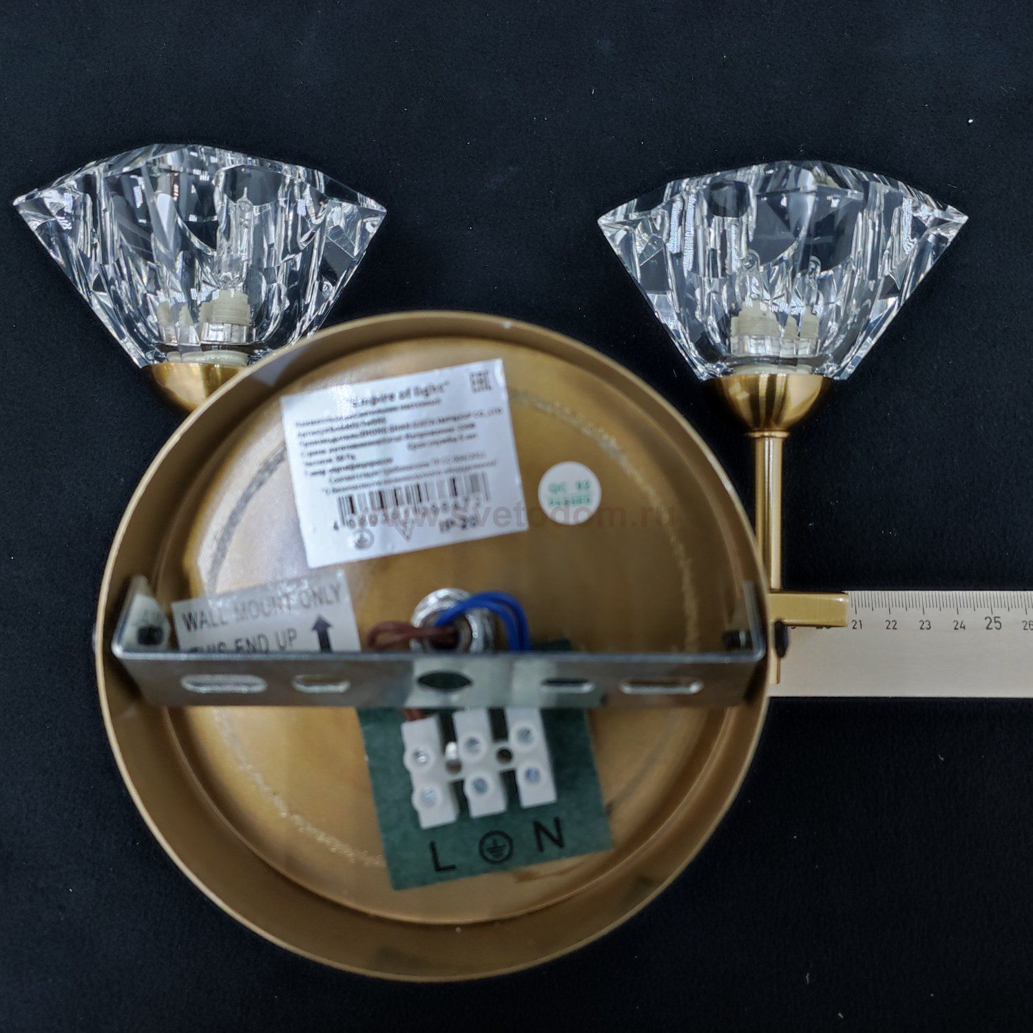 Настенный светильник G49903/2wBRS Gerhort