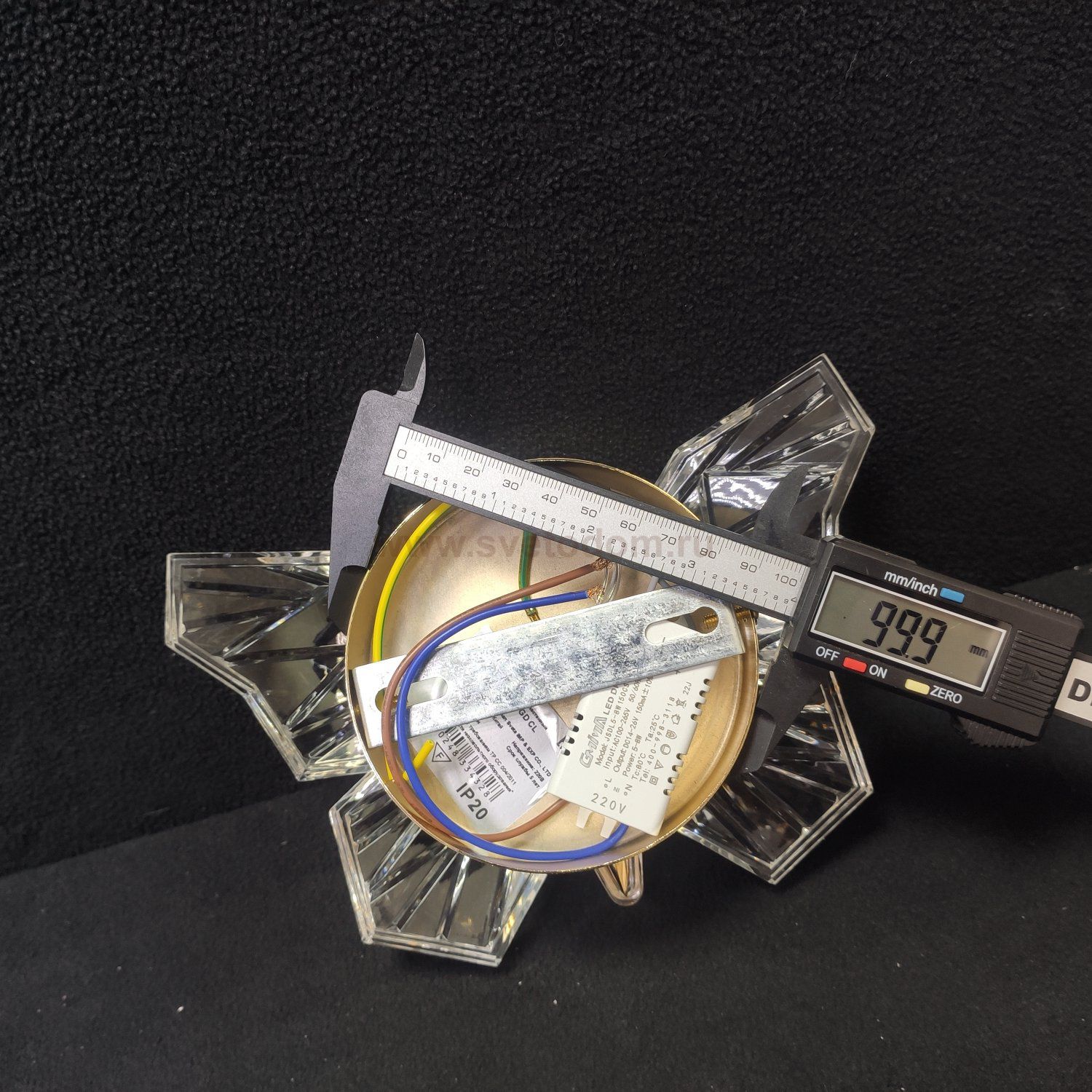 Настенный светодиодный светильник бра G61393/1wGD CL Gerhort бабочка