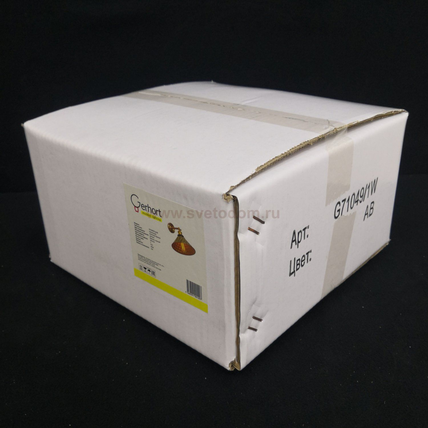 Светильник бра стиля лофт G71049/1wAB Gerhort