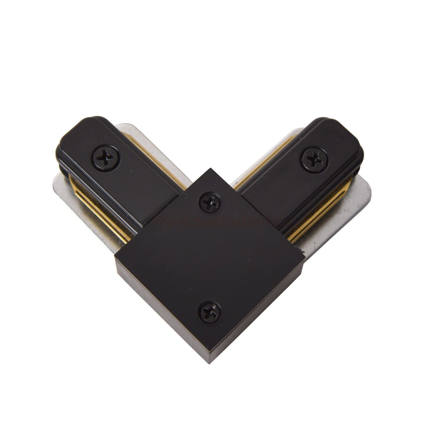 Коннектор угловой для однофазного трека G85402 BK Gerhort