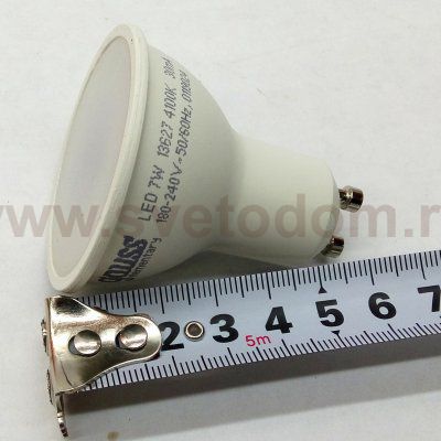 Лампа Gauss LED Elementary MR16 GU10 7W 550lm 4100К (13627)