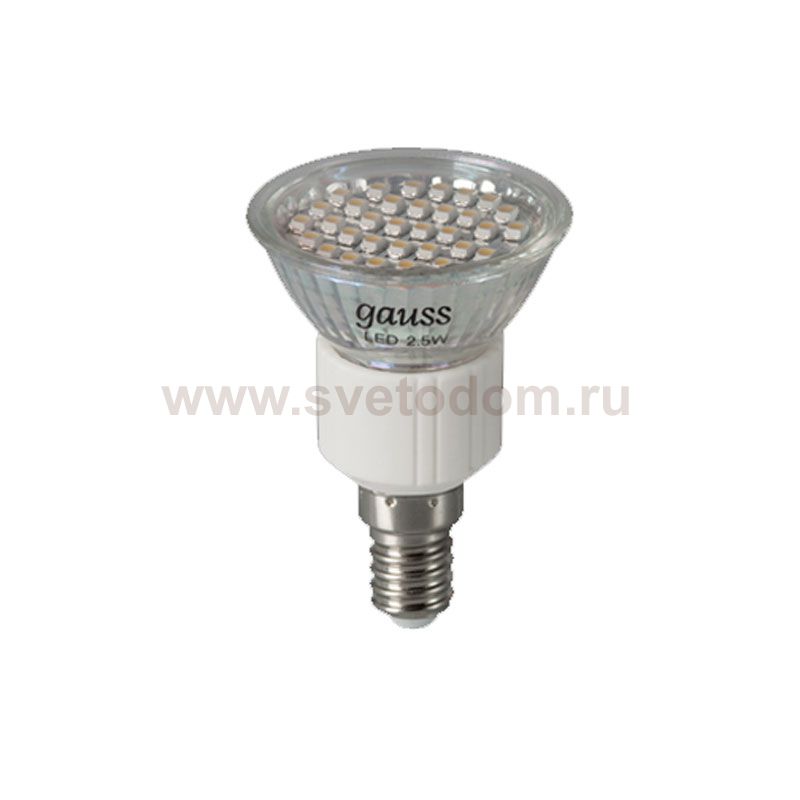 Лампа Gauss LED R50 2,5W E14 2700K EB101001125