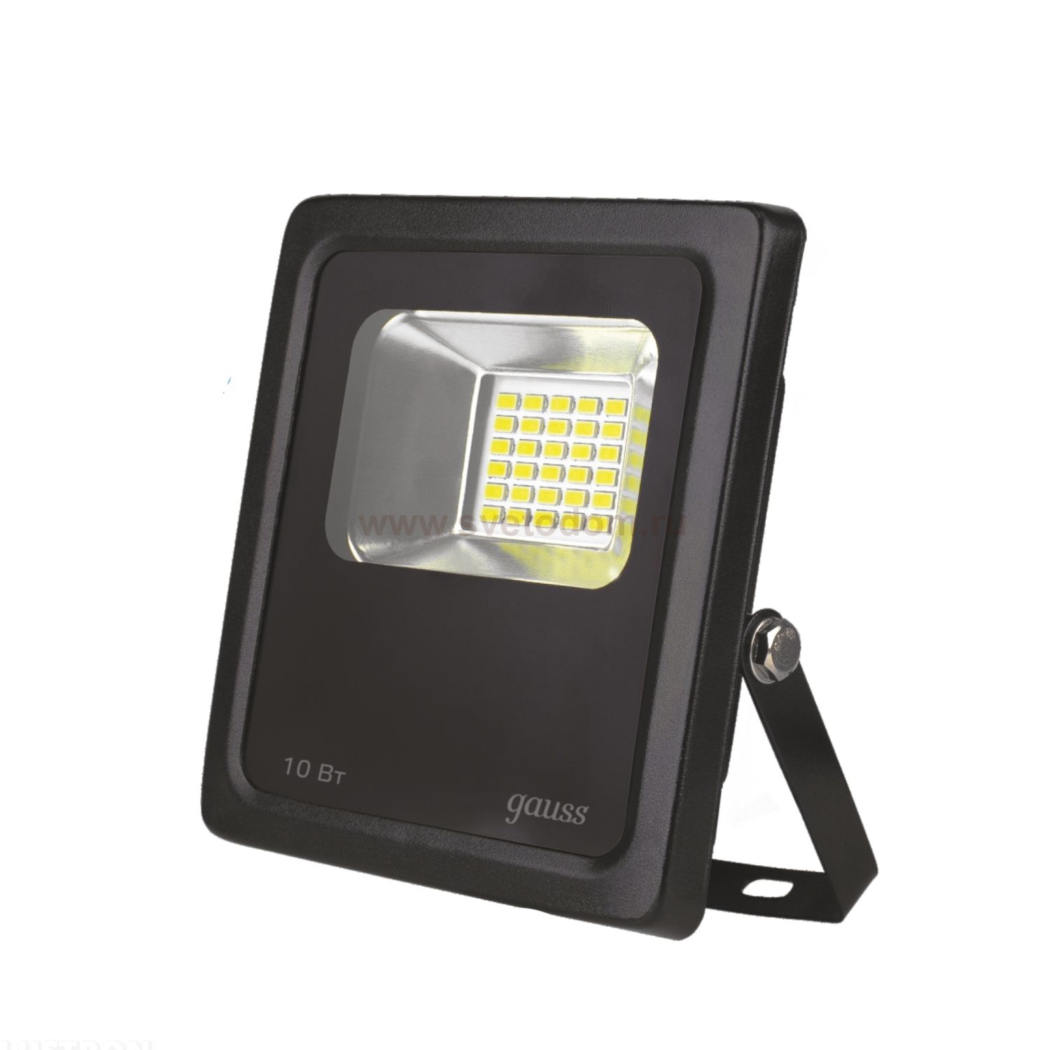 Прожектор светодиодный Gauss LED 10W 700lm IP65 6500К черный (613100310)