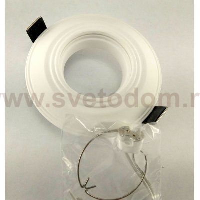 Светильник гипсовый Gauss GY006 белый d102мм