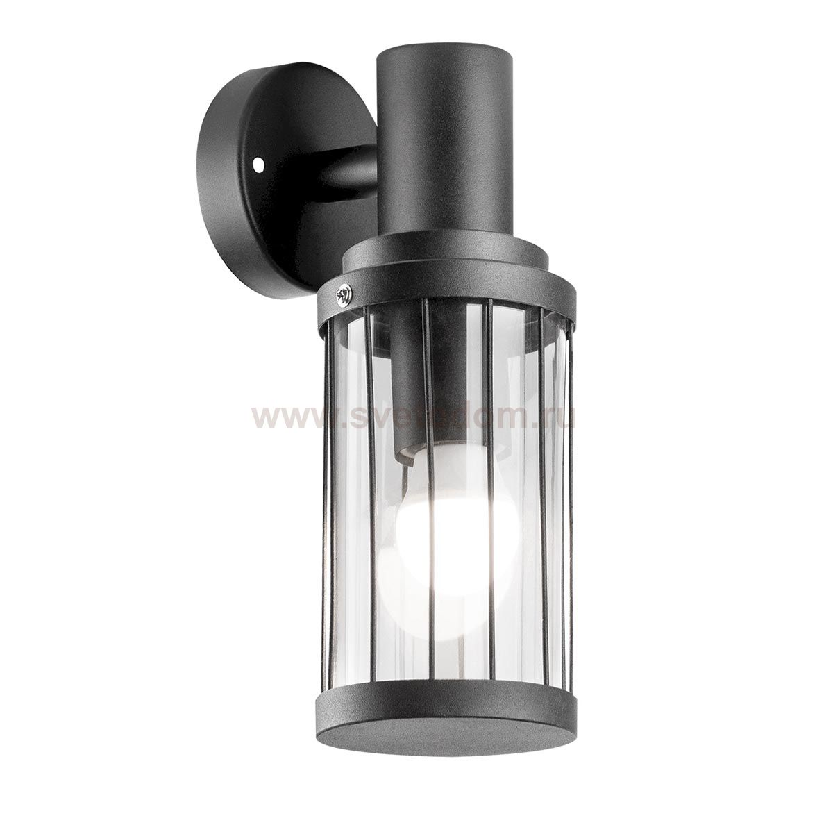 Светильник садово-парковый Gauss Vega на стену вниз 10.5*24*14.2cm, 170-240V / 50Hz, 1xE27, Max.60W, IP: 54, (GD022)