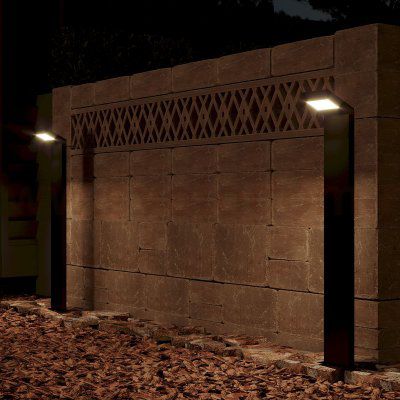 Светильник садово-парковый Gauss LED Electra столб, 10W, 600Lm, 4000K, 134x137x780mm, 170-240V / 50Hz, IP54,1/4 (GD111)