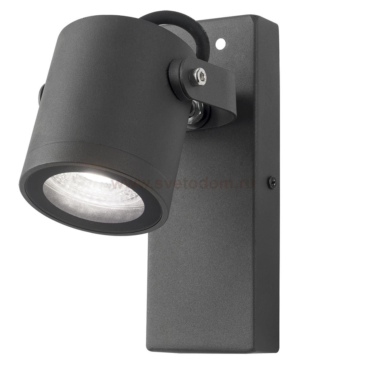 Светильник садово-парковый Gauss Sonata настенный архитектурный, 1xGU10, 172.5*90*130mm, 170-240V / 50Hz, 1xMax.35W, IP54, (GD150)