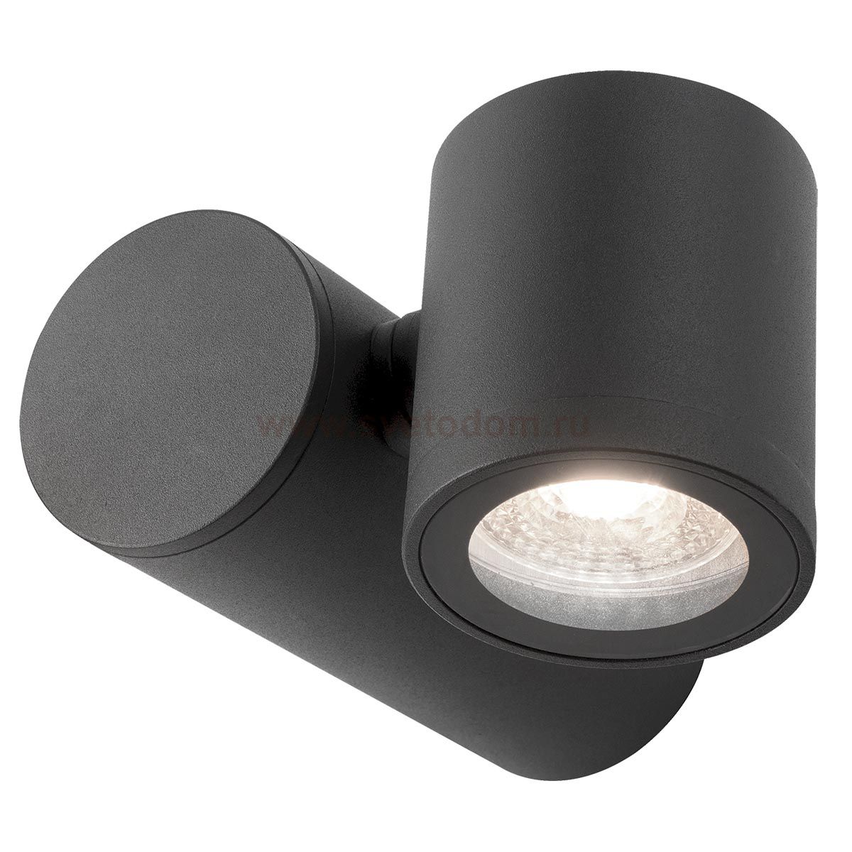 Светильник садово-парковый Gauss Sonata настенный архитектурный, 1xGU10, 142x155x70mm, 170-240V / 50Hz, Max.35W, IP54, (GD151)