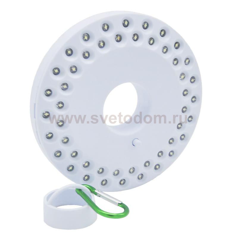 Фонарь кемпинговый Gauss модель GFL004 48LED 500lm 3xAA белый магнит и карабин LED (GF004)