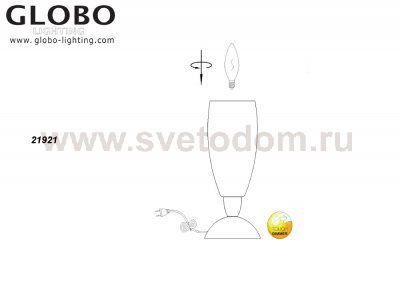 Настольная лампа сенсорная Globo 21921 Auriga