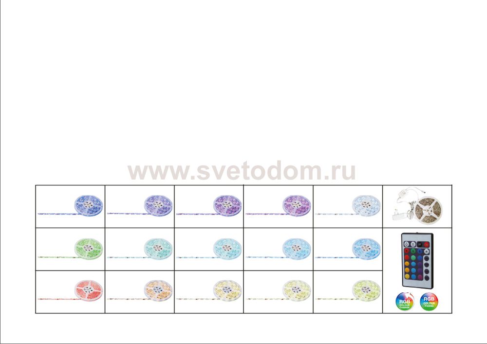 Светодиодная лента Globo 38999 RGB