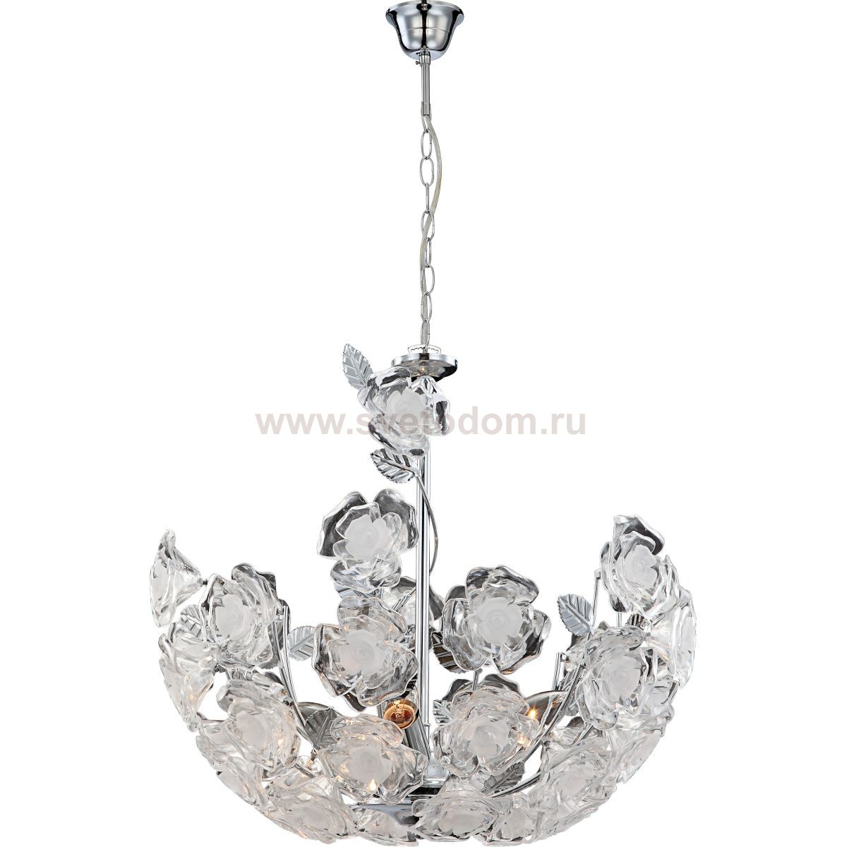 Люстра с розами Globo 51521 Ella