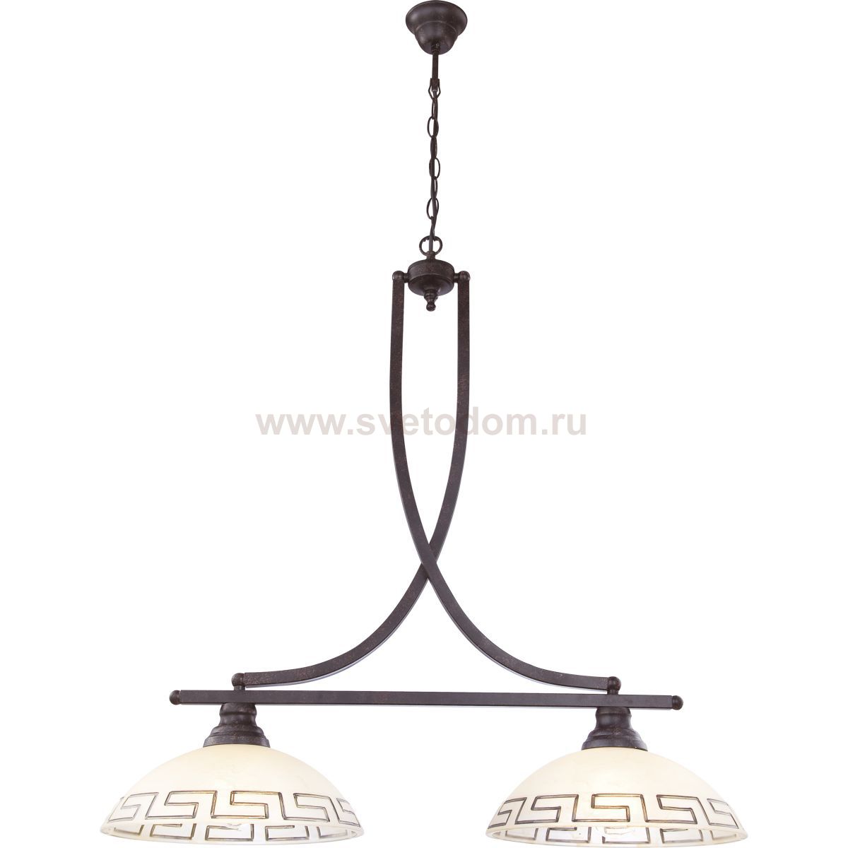 Светильник греческий подвесной Globo 6884-2 Rustica