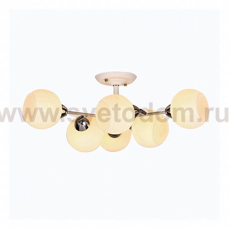 Люстра HIPER H007-6 6*E27*60Вт BLACK/GOLD Arina